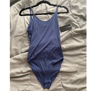 Blue bodysuit